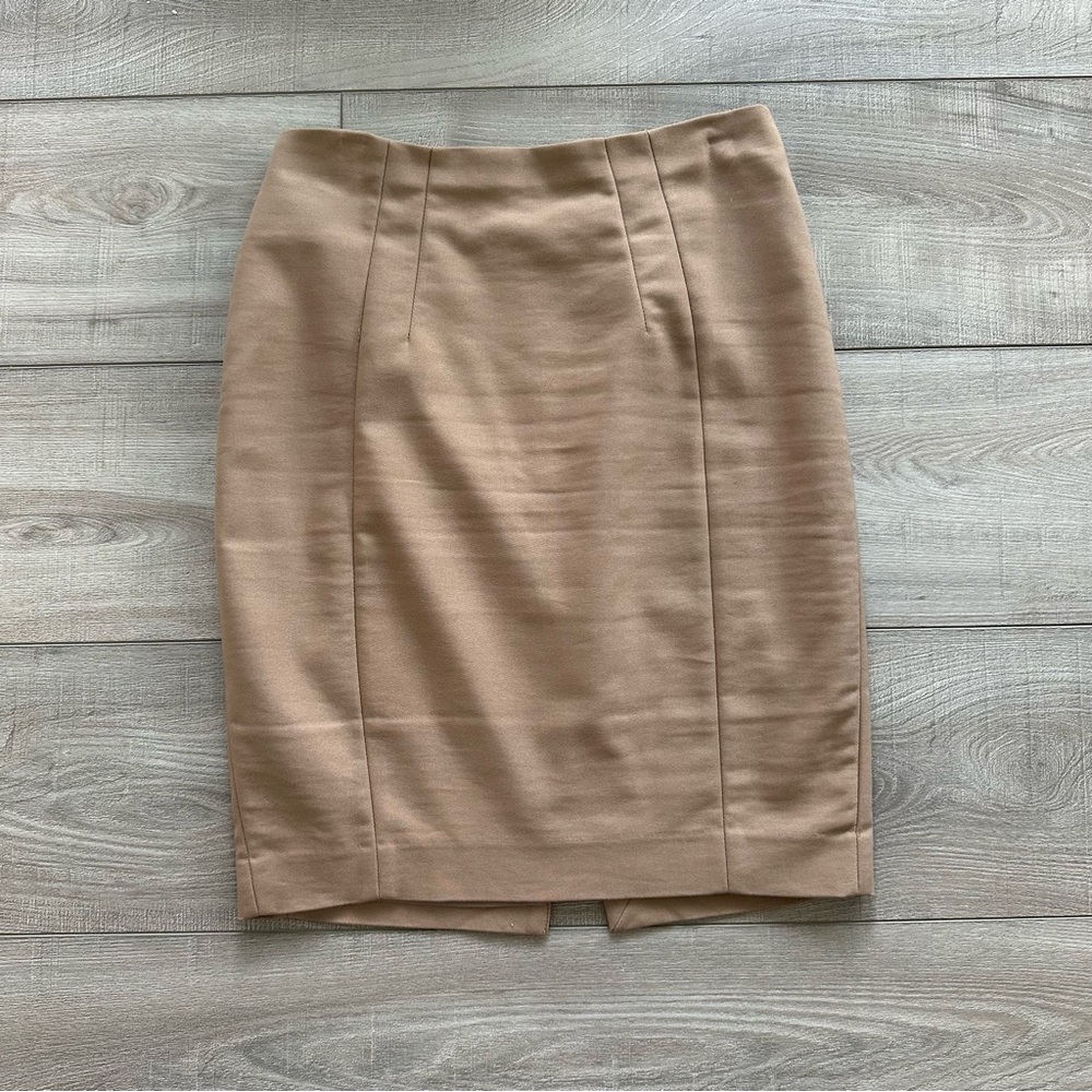 Express Tan Pencil Skirt